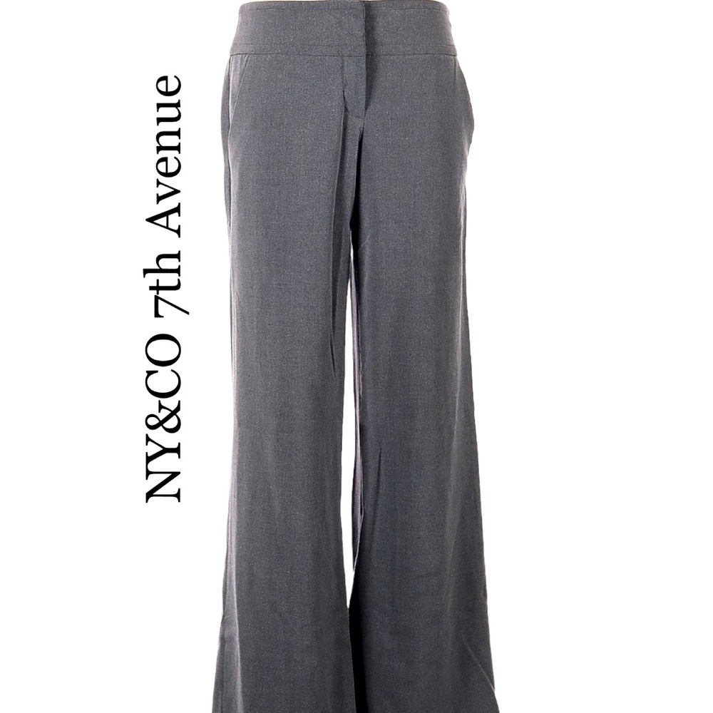 NY&Co 7th Ave Plaid Flare Leg Pants - Size 12- Tall-Gently Worn OFFERS WELCOME‼️